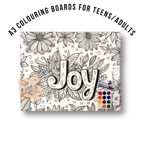 A3 Colouring Boards for Teens / Adults