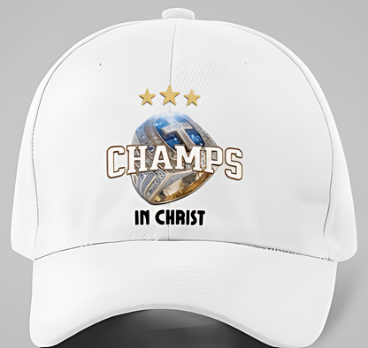 Champs in Christ Cap (Grey or White)