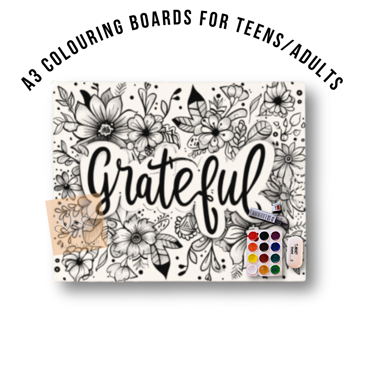 A3 Colouring Boards for Teens / Adults