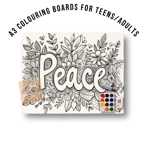 A3 Colouring Boards for Teens / Adults