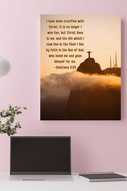 Galatians 2:20 Poster