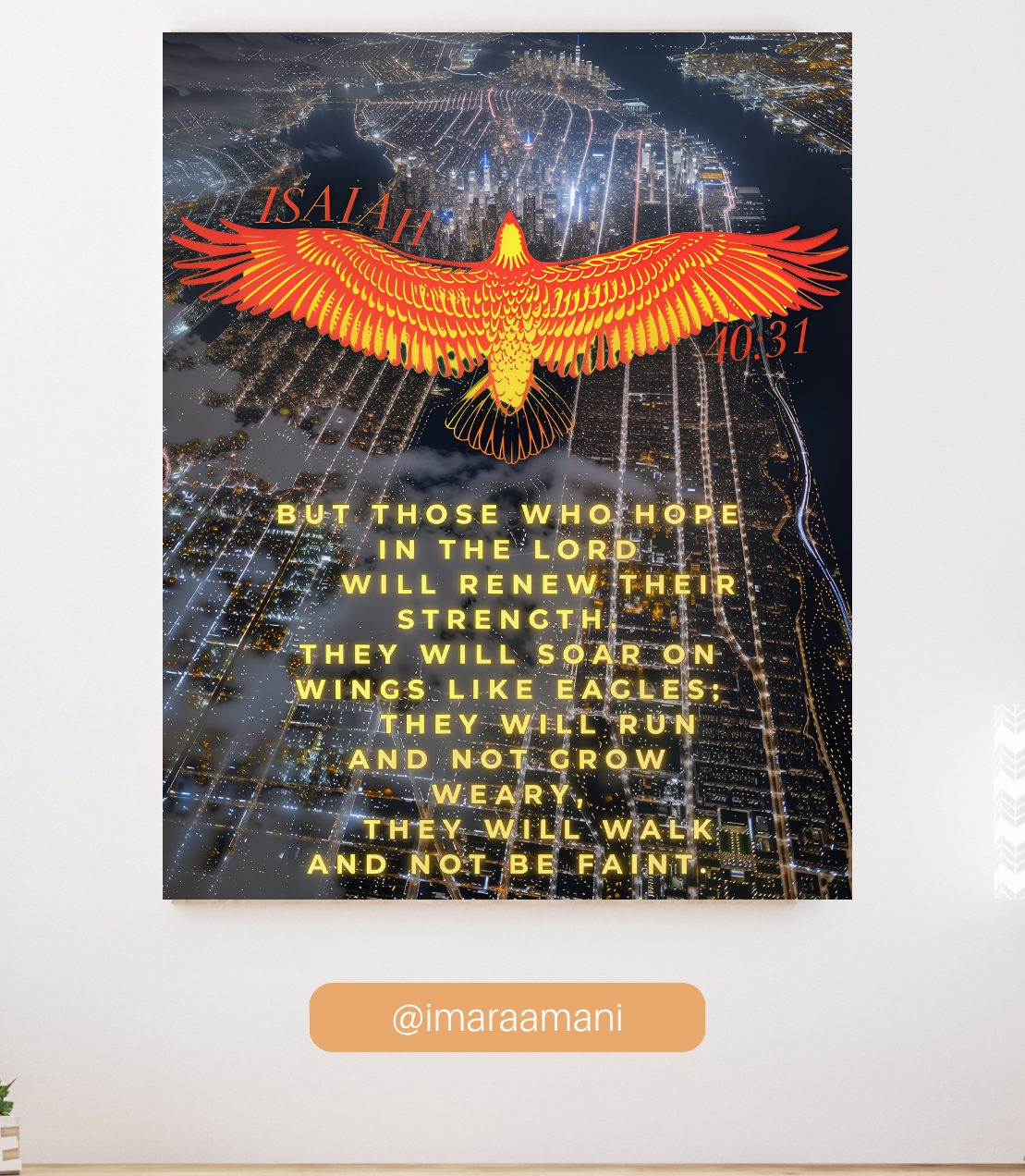 Isaiah 40:31 Eagle (Poster Only)