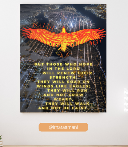 Isaiah 40:31 Eagle (Poster Only)