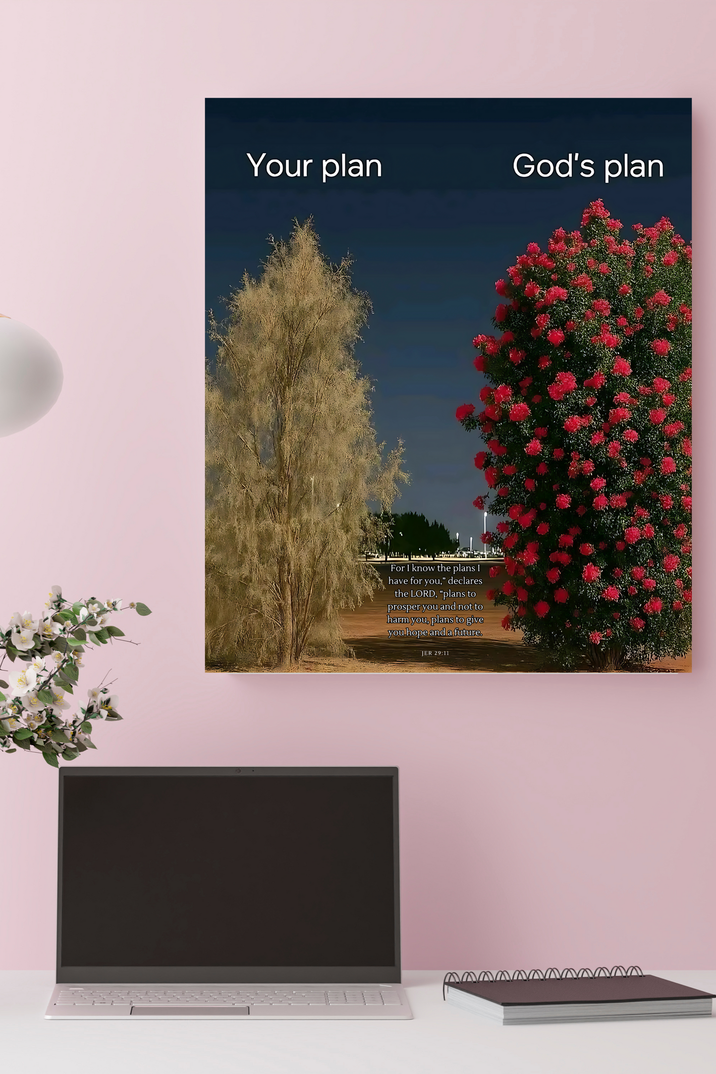 God's Plan Jer 29:11 (Poster Only)