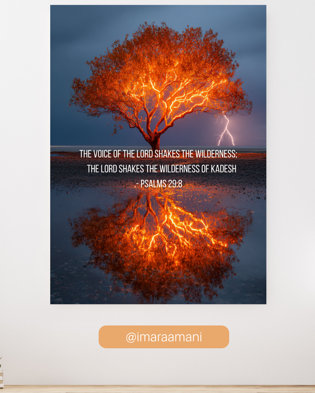 Psalm 29:8 (Poster Only)