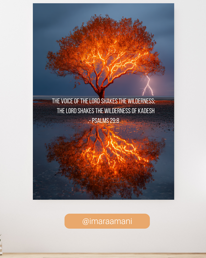 Psalm 29:8 (Poster Only)