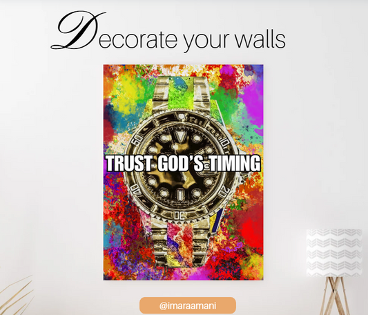 Trust God's Timing (Poster Only)