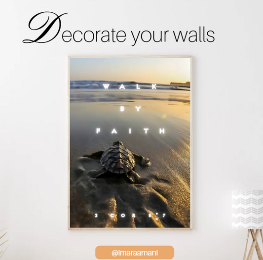 Walk by Faith 2 Cor 5:7 (Poster Only)